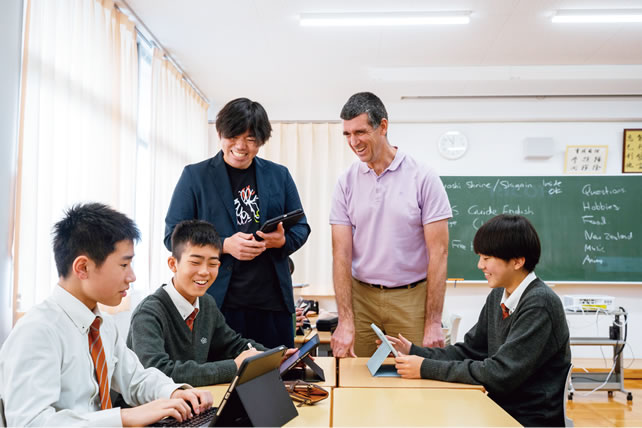 充実した英語授業